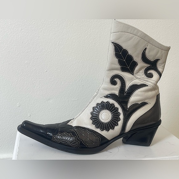 Rare Vintage Western Cowgirl Boots! Stunning! Goffredo Fantini - Picture 10 of 14